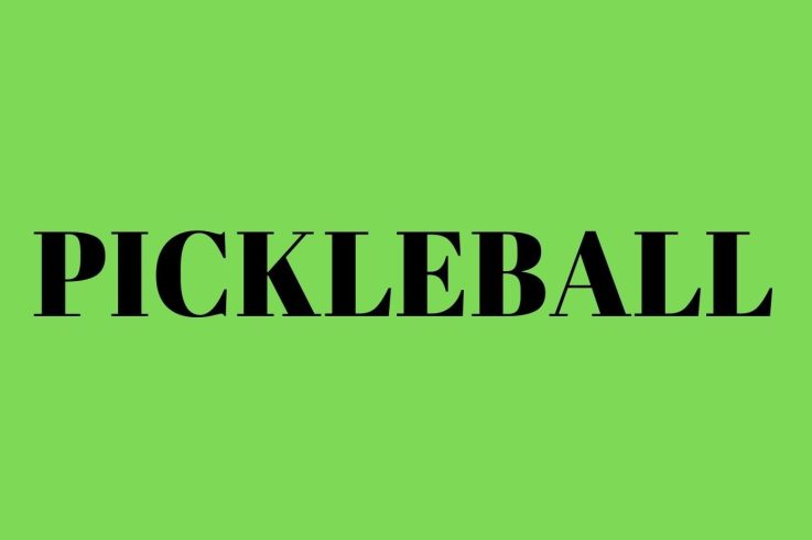 Pickleball-Cancelled until further notice